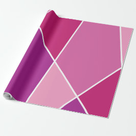 Pink JanaiCreates Color Collection Wrapping Paper Cadeaupapier