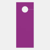 Pink Janitorial Lady House Cleaning Service Deurhanger (Achterkant)