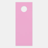 Pink Janitorial Lady House Cleaning Service Deurhanger (Achterkant)