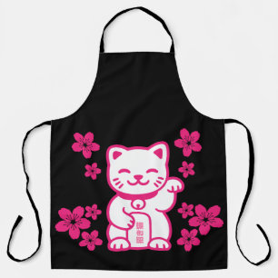 Pink Japanese Maneki-neko Schort