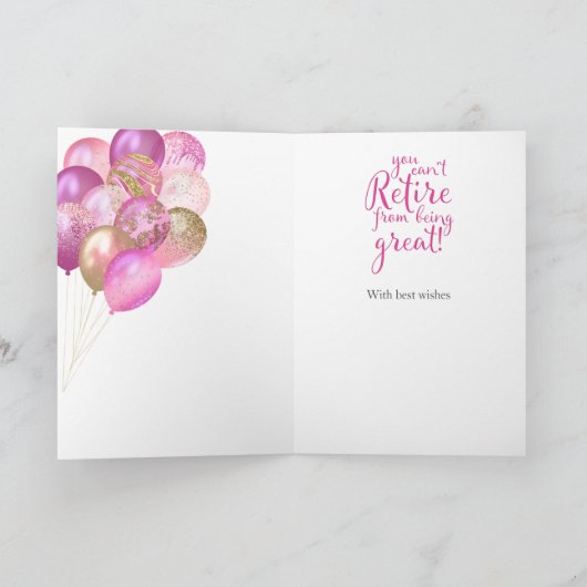 Pink Je kunt niet stoppen met geweldig zijn Kaart (Binnen)