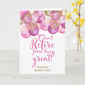 Pink Je kunt niet stoppen met geweldig zijn Kaart (Gele Bloem)