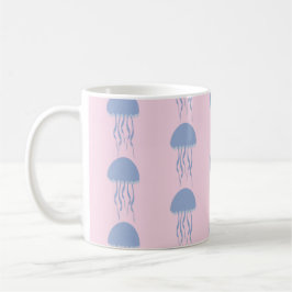 Pink Jelly Fish  Koffiemok