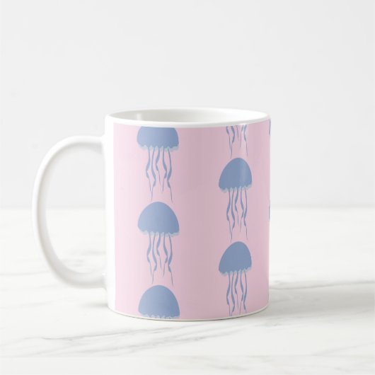 Pink Jelly Fish  Koffiemok (Links)