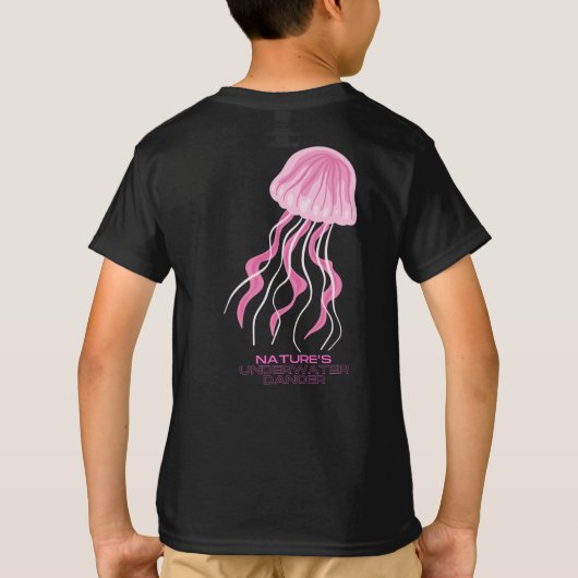 Pink Jellyfish: onderwaterdanser van de Natuur T-shirt (Achterkant)