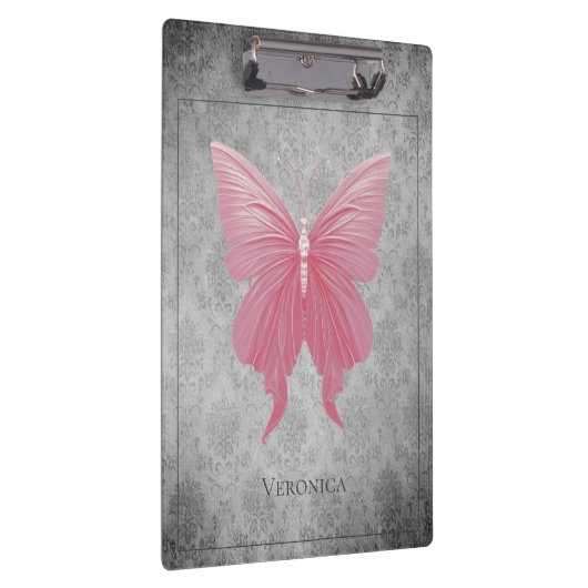 Pink Jeweled Dragonfly Klembord (Rechts)