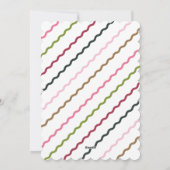 Pink Joy Retro Fun Waterverf Sinterklaas Feestdagenkaart (Achterkant)