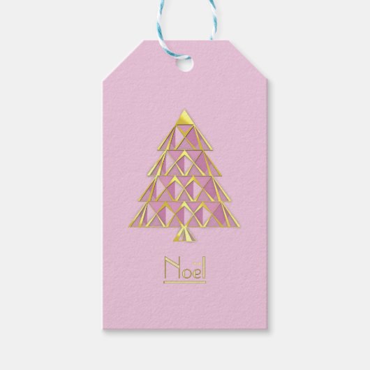 Pink Joyoux Noel Cadeaulabel (Voorkant)
