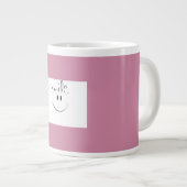 Pink Jumbo Mok (Voorkant rechts)