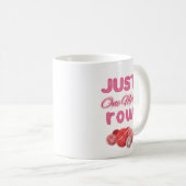 Pink Just One More Row Knitting Koffiemok (Voorkant rechts)