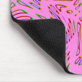 Pink Kaleidoscoop Muismat (Hoek)