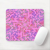 Pink Kaleidoscoop Muismat (Met muis)