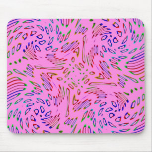 Pink Kaleidoscoop Muismat