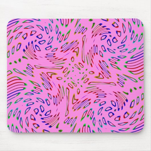 Pink Kaleidoscoop Muismat (Voorkant)