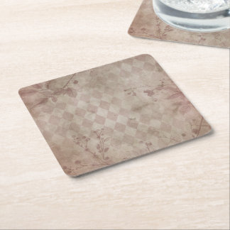 pink kartonnen onderzetters