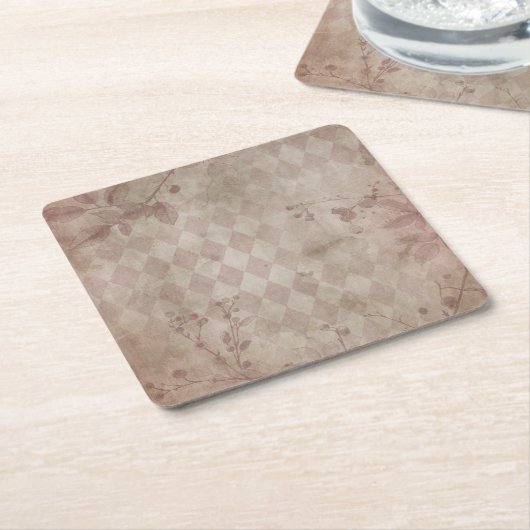 pink kartonnen onderzetters (Schuin)