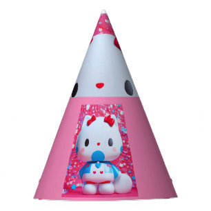 pink kat feesthoedjes