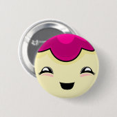 Pink Kawaii Tickle Monster Ronde Button 5,7 Cm (Voorkant /achterkant)