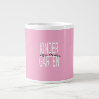 Pink Kindergarten Miss William Custom Teacher Fabr Grote Koffiekop