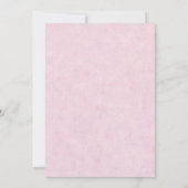 Pink Kitten Birthday Invitation Girls Kitty Cat Kaart (Achterkant)