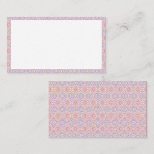 pink klantenkaartje (Voorkant / Achterkant)