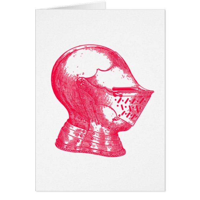 Pink Knight Medieval Armor Helmet Knachten (Voorkant)