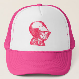 Pink Knight Medieval Armor Helmet Knachten Trucker Pet