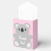 Pink Koala Beer Baby shower Bedankdoosjes (Geopend)