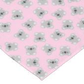 Pink Koala Beer Birthday Party Tafelkleed (Gekanteld)