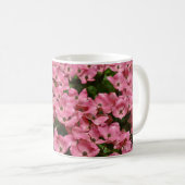 Pink kousa dogwood bloemen koffiemok (Voorkant rechts)