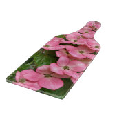 Pink kousa dogwood bloemen snijplank (Hoek)