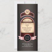 Pink Label Bachelorette Uitnodiging (Voorkant)