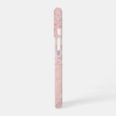 Pink Lace and Tulle Feminine Phone Case iPhone 16 Hoesje (Linkerkant)