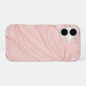 Pink Lace and Tulle Feminine Phone Case iPhone 16 Hoesje (Achterkant horizontaal)