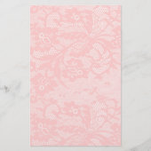 Pink Lace Briefpapier (Voorkant)