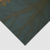 Pink Lace Ghost met Lantaarn – Whimsical Gothic Tissuepapier (Detail)