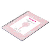 Pink Lace Girl Baptisme Notitieboek (Linkerzijde)