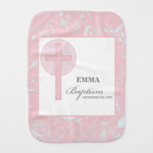 Pink Lace Girl doop gepersonaliseerd