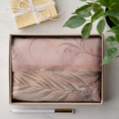 Pink Lace Grunge Old Letter Decoupage Tissuepapier (Geschenk)