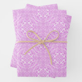 Pink Lace Inpakpapier Vel (In situ)