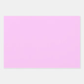 Pink Lace & White Floral Lattice Pattern Inpakpapier Vel (Voorkant 2)