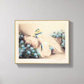 Pink Lady (1933) van Louis Icart Canvas Afdruk (Voorkant)