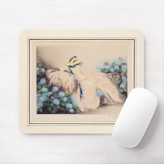 Pink Lady (1933) van Louis Icart Muismat (Met muis)