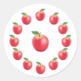 Pink Lady Apple Ronde Sticker