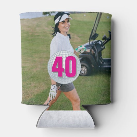 Pink Lady Golf-40 thema Blikjeskoeler (Achterkant)