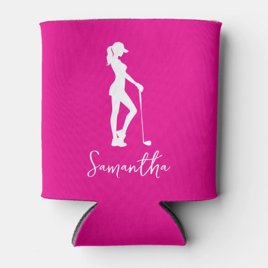 Pink Lady-monogram Blikjeskoeler (Voorkant)