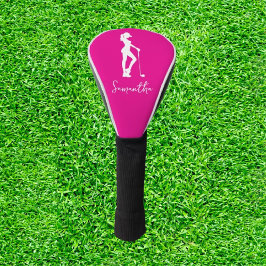 Pink Lady-monogram Golfheadcover