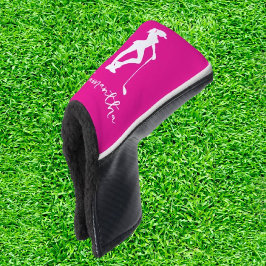 Pink Lady-monogram Golfheadcover
