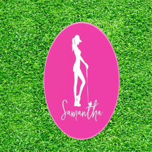 Pink Lady-monogram Zandsteen Onderzetter