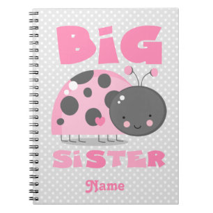 Pink Ladybug Big Sister Notitieboek